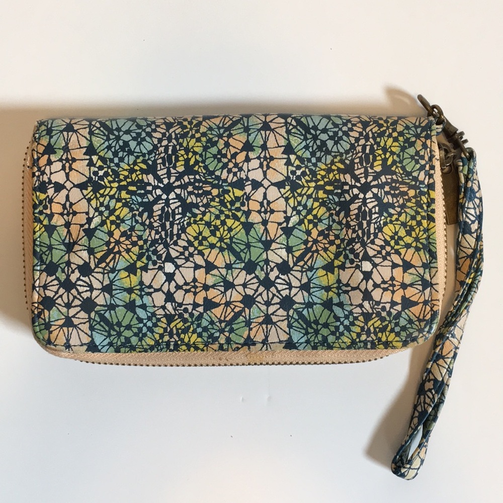 💋Zip wallet wristlet money card coin purse travel
